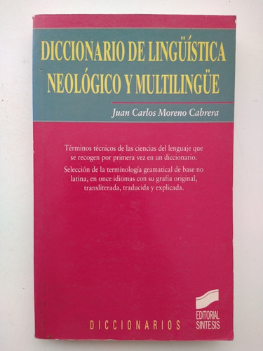 Diccionario De Lingüística Neológico Y Multilingüe