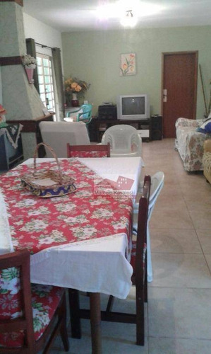Chácara Com 3 Dormitórios À Venda, 1200 M² Por R$ 450.000,00 - Bairro Do Carmo (canguera) - São Roque/sp - Ch0001