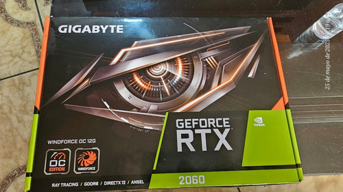 Video Gigabyte Nvidia Gigabyte Rtx 2060 12gb Oc Edition (Usado)