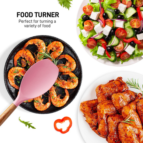 Cooking Utensils Set Zulay Kitchen Non-stick Silicone 5-piec