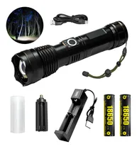 Comprar Lampara de Mano Recargable Lámpara Táctica Lámpara Recargable Linterna Led campismo Xhp50 De 30000 Lm Recargable Por Usb 2pzs Baterías 5 Modos De Iluminación