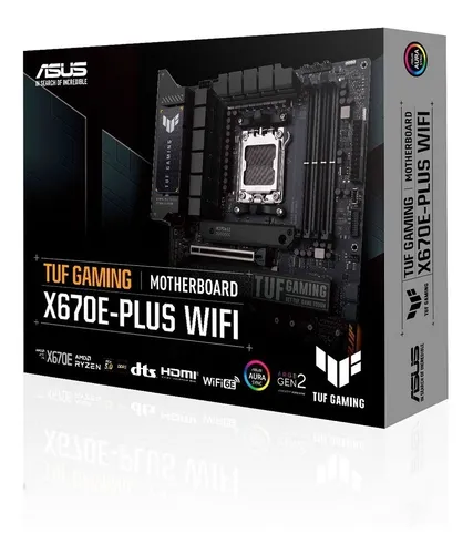comprar Placa Mãe Asus Tuf Gaming X670e-plus Wi-fi Am5 Ddr5 Atx