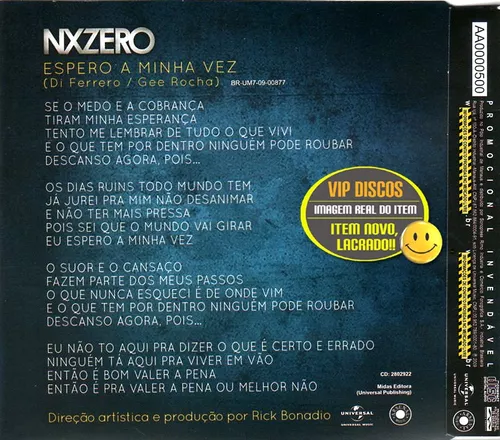 nx zero Minha vez