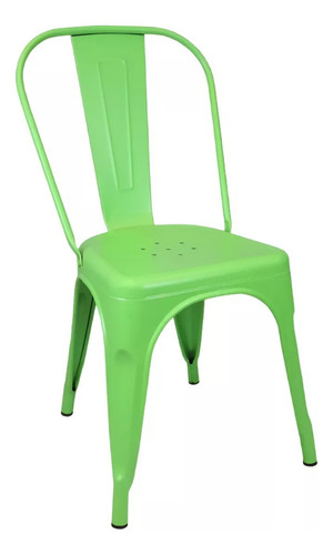 Set De 4 Sillas Tolix Metal Comedor Vintage Hogar - Bellair Estructura De La Silla Menta