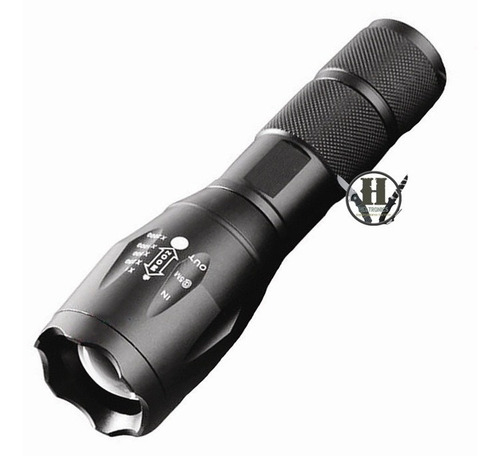 Imagen 2 de 2 de Linterna Tactica Lexus Ss-a100 1000lm Zoom 500 Metros 350hs