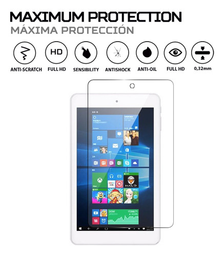 Protector De Pantalla Antishock Para Cube Iwork8 Air