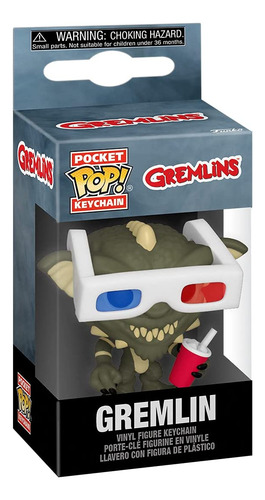 Llavero Funko Pop! Gremlins - Gremlin Con Gafas 3d De 5 Cm