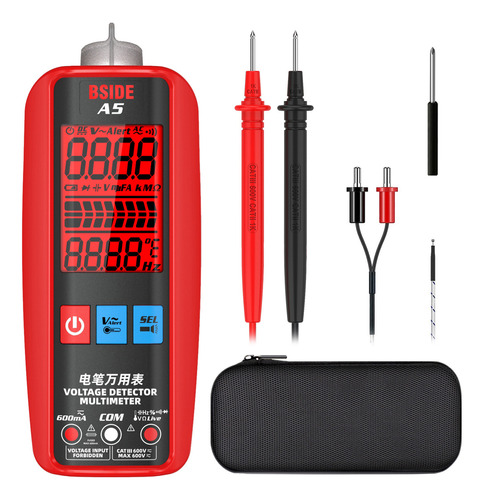 Multimeter Digital Bside: Voltage, Current, Resistance, F