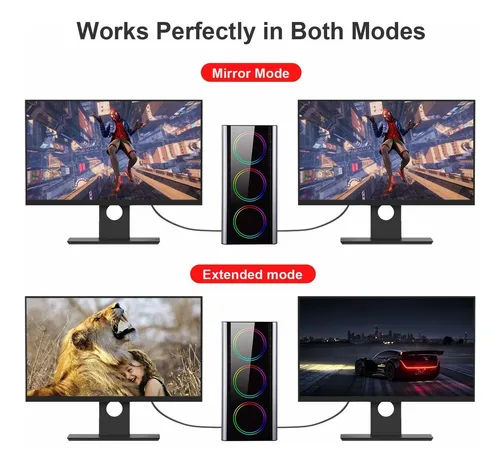 Cablecreation 4k Displayport 1.2 Cable Displayport 1mt