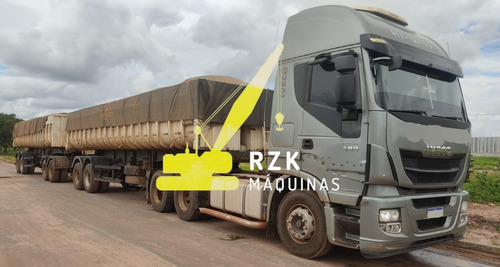 Imagem 4 de 15 de Conjunto Rodotrem 9 Eixos Iveco Caçamba 2014/2004