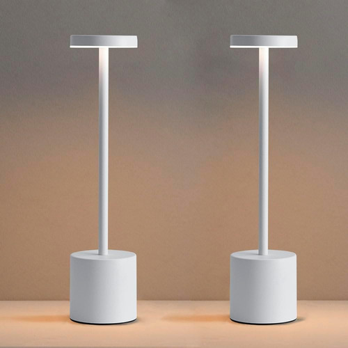 Lámpara De Mesa Inalámbrica Led De 2 Unidades, Lámpara De M
