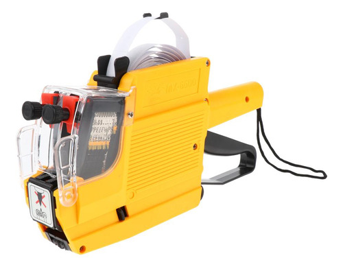 Mx-6600 10 Dígitos 2 Líneas Etiqueta De Precio Amarillo