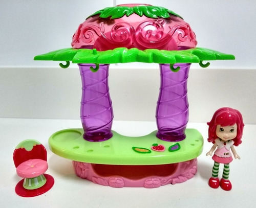 Boneca Moranguinho Acessório Cenário Smoothie De Frutas