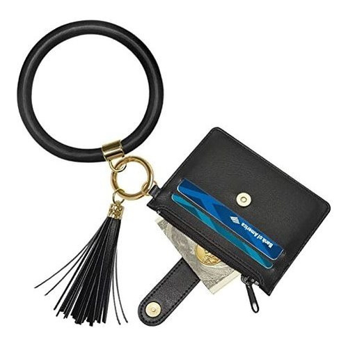 Shanshui Pulsera De Wristlet Keychain, Id Card Holder 2s3cv