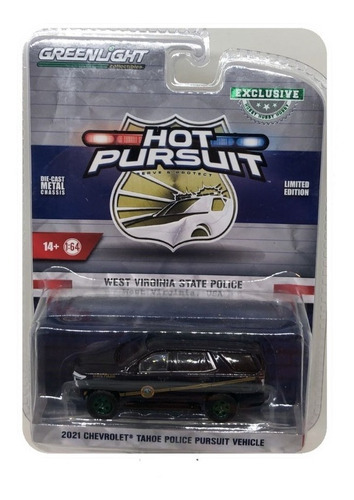 Greenlight Green Machine Hot Pursuit Chevrolet Tahoe Police Color Negro