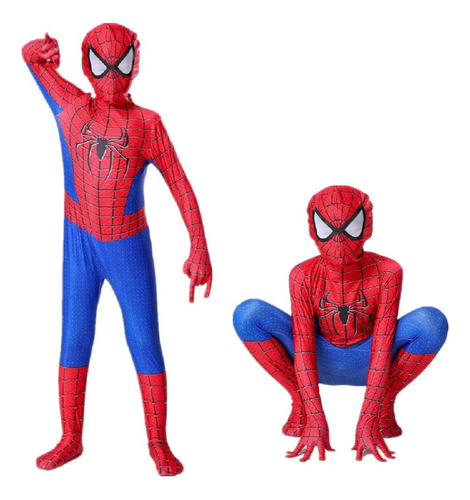 Disfraz Spider Man Hombre Araña Navidad Halloween - Genieka