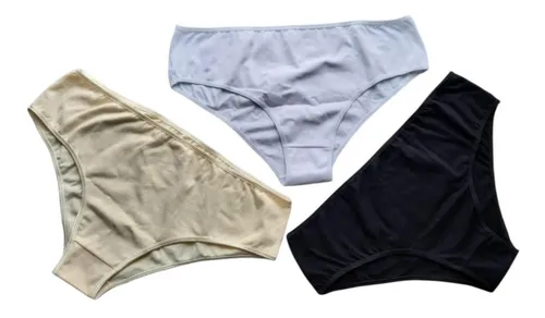 comprar Pack X3 Bombacha Especial Culotte Algodon Lycra Tiento 2610