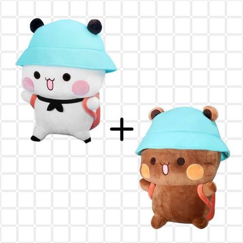 // Regalo De Navidad, 2 Peluches Panda, Dudu Y Bubu New 2023