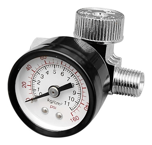 Regulador Con Manometro 0-160psi 1/4 PuLG -LG-02 Pack X 2 U