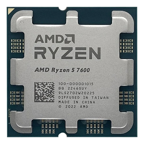 Processador Amd Ryzen 5 7600 6 Núcleos 5.1ghz Max Boost Am5