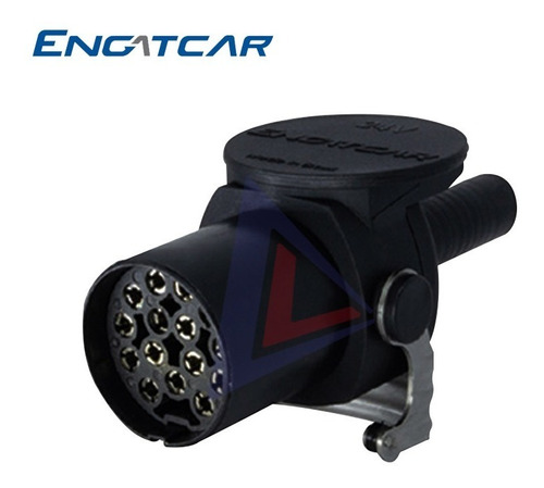 Acople Luces Macho Abs 24v Camion Trailer Zorra 7 Polos