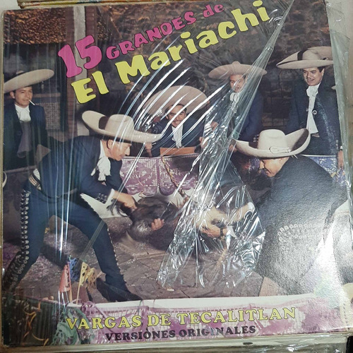 Vinilo Mariachi Vargas De Tecalitlan 15 Gr Libros Del Mundo