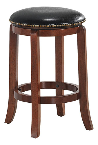 Taburete Bar Respaldo Asiento Giratorio Acolchado Apto