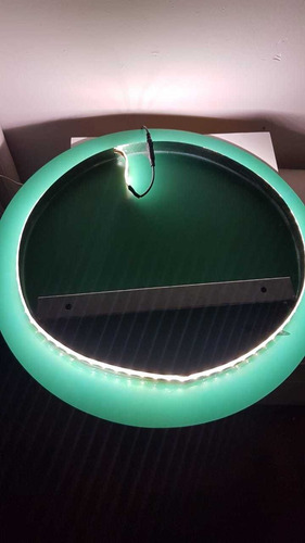 Espejo Redondo Con Luz Led De 80cm Para Baño
