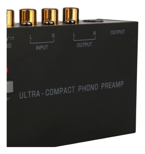 Fonógrafo De Audio Estéreo Entrada Rca Duradera Salida Rca P