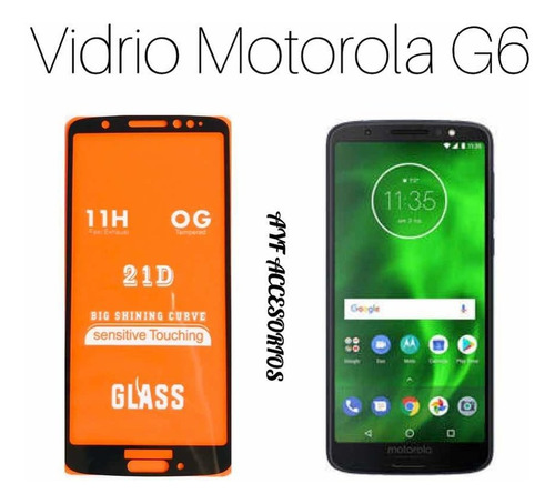 Vidrio Protector Completo Motorola G6