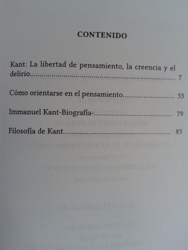 Imagen 4 de 4 de Como Orientarse En El Pensamiento Immanuel Kant Ed. Quadrata
