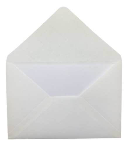 Envelope Bico Branco 10,5x15,5 Cm 75g + Cartão Branco 100 Un