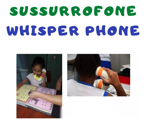Sussurrofone Whisper Phone Pvc Padrão Top 15cm Cor Roxo