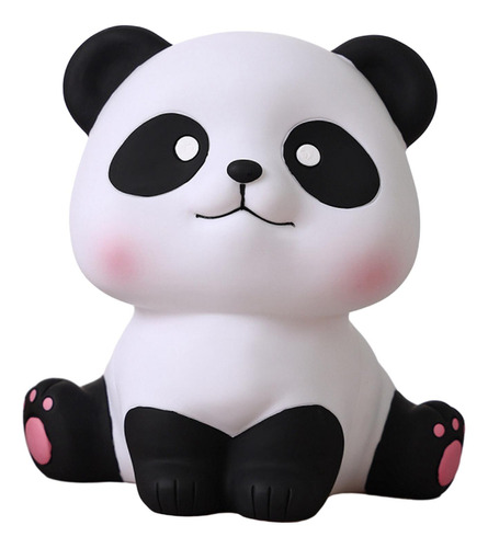 Hucha Con Forma De Panda Para Niños, Escultura De Dibujos