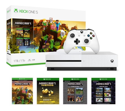 Consola Xbox One S 1tb Minecraft Nuevo Y Sellado, Factura