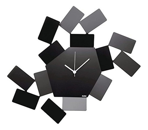 Alessi La Stanza Scirocco Reloj De Pared Negro