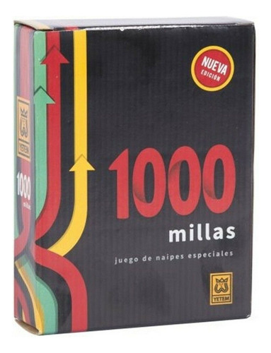 Juego De Cartas 1000 Millas Yetem Original