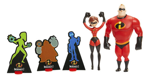 Los Increíbles 2. Pareja Elastigirl Y Mr Increíble Con Voz
