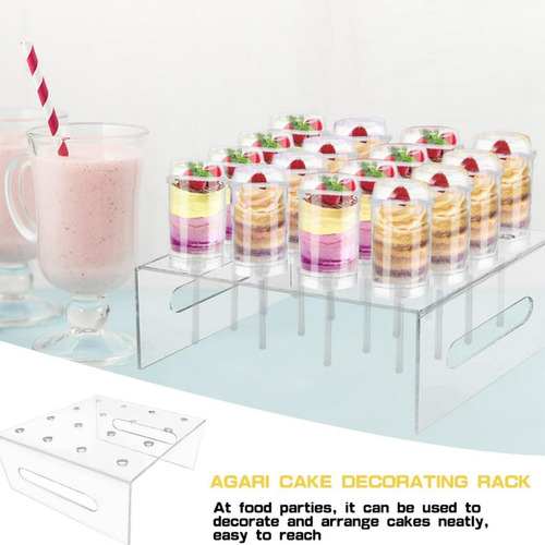 L Soporte For Paletas De Acrílico Con Forma De Push Pop
