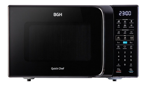 Microondas Bgh B223dn20 Negro Digital 23 Litros 800w 