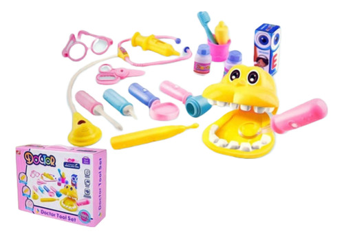 Set De Dentista Para Niños Juguete Con Sonido