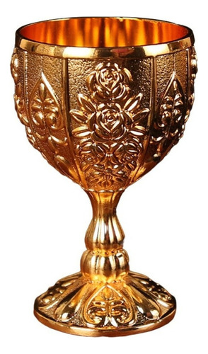 Classic Vin Metal Wine Goblet Carving Pattern