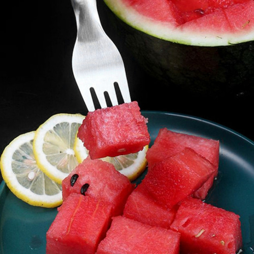 Cortador De Frutas De Acero Inoxidable 2 En 1, 3 Tenedores D