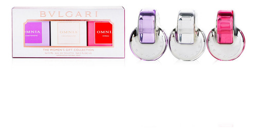 Bvlgari Omnia (crystalline + Coral + Amethyste) 15ml Dama