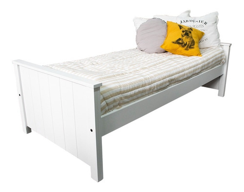 Cama Divan 1 Plaza Americano Laqueado Infantil S/ Cajones