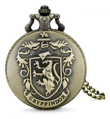 Reloj Collar Casa Gryffindor Harry Potter De Colección