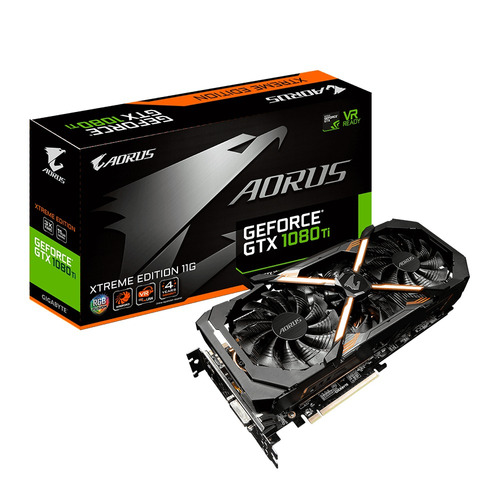 Placa Video Gtx 1080 Ti Extreme Aorus 11gb Gigabyte Hdmi Dvi