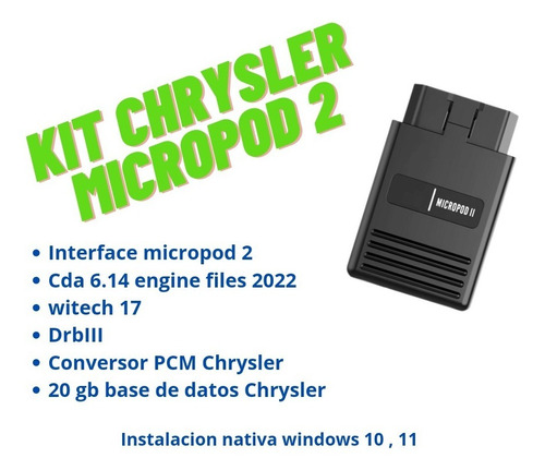 Micropod 2+ Software Cda 6.14,witech17,drb3,conversor Pcm