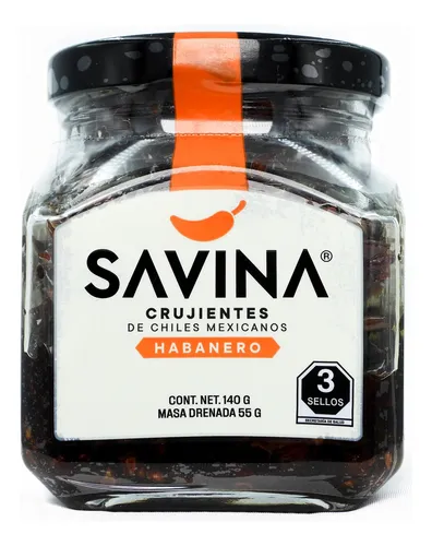 comprar Chicharron Chile Habanero Con Aceite Oliva 140 Gr Savina