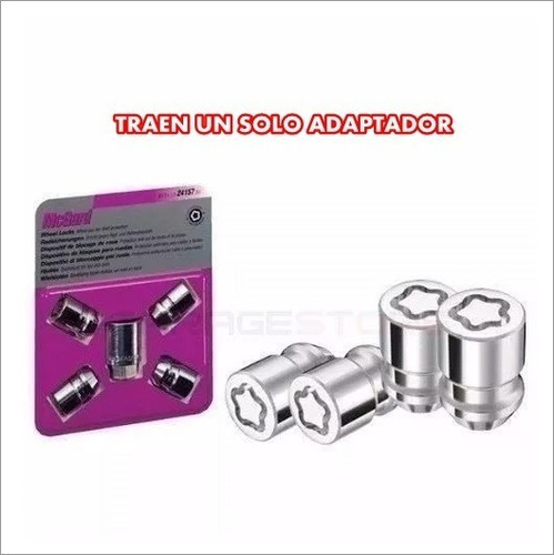 Imagen 3 de 10 de Tuercas Antirrobo Mc Gard Trialblazer Captiva Tracker Cruze